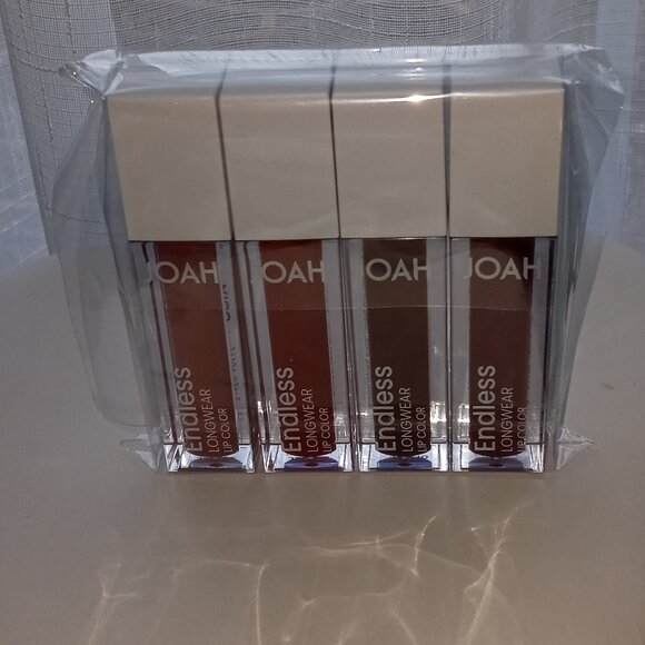 JOAH LONGWEAR LIP COLOR 4 Pack tasty, smoothing, dessert, chit chat NEW - Picture 7 of 7